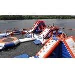 0.9mm PVC Inflatable Floating Water Park Inflatable Obstacle Course On Water EN71 for sale