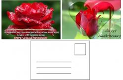 China 3D Changing Pictures Anniversary Birthday Wedding Card 3D Printing Images supplier