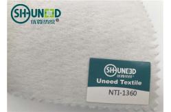 China 100% Wool Tie Interlining Fabric Plain Weave Woven For Mens Necktie supplier