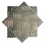 JIS DIN Aluminum Checkered Sheet 6061-T6 1060-H24 0.5mm 0.8mm Thick for sale