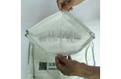 China Rope Shoulder Custom Plastic Drawstring Bags Double Layer Material Synthetic supplier