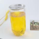 Easy Open Ends Lid 250ml Plastic Bottle Can For Juice Drinks