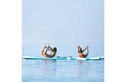 China Military Stand Up Paddle Board Inflatable Water Platform Island supplier