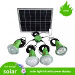 Portable Remote Controller Led Solar Power System 435lum Dimmable for sale
