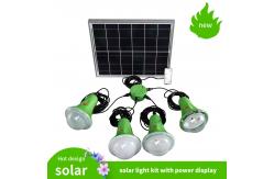 China Portable Remote Controller Led Solar Power System 435lum Dimmable supplier
