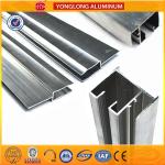 Anodized Silver 6063 Aluminum Window Frame Profile Corrosion - Resistant for sale