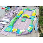 Silk Printing Inflatable Water Obstacle Course For Wake Park
