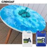 High Transparency Vibrant Colors Liquid Casting Resin For River Tables And Countertops for sale