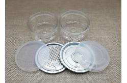 China Small Flowers Buds Candy Plastic Jars With Lids / Plastic Cookie Containers supplier