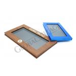 Wooden Paper Empty Magnetic Palette Acrylic Window Cardboard Eyeshadow Palette for sale