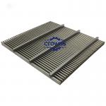 Stainless steel Wedge Wire Screen Panels for Filtering and Grain Drying for sale