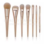 Unique  Color Ladies Make Up Brushes PBT Hair  7pcs Brush Set Skin Friendly for sale