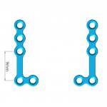 Type II 1.5mm CE L Shaped Maxillofacial Plate for sale