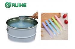 China Flexible Translucent Silicone Rubber For Baby Bib / 2 Part Liquid Silicone supplier