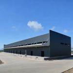 Prefab Steel Frame Warehouse Custom Size for Heavy Duty Goods Storage Anti-Corrosion 