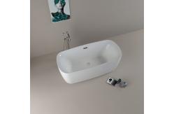 China Soaking Free Standing Bathtub With Faucet Rectangular Shape supplier
