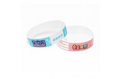 China Custom VIP Paper Sequential Numbering Bracelets with Waterproof Tyvek Material supplier