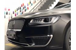 China Black Matte Car Vinyl Wrap Removable Bubble Free Hides Scratch Metallic supplier