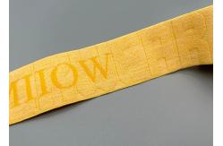 China Cycle Ending Customized 35mm Loose Jacquard Elastic Band For Clothing supplier