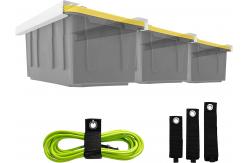 China Adjustable Width Container Ceiling Mount Storage Rack for Functional Design Holders supplier