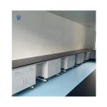 Modern Design Laboratory Workstations with Cupboard in White Customizable for sale