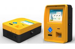 China RFID NFC Contactless Card Reader Touch Screen Kiosks With Encrypted Pinpad Keyboard supplier