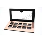 10 pan Empty Eye Shadow Palette CMYK PMS Pantone Printing With Magnet Sheet for sale