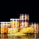 100ml 85mm Dia Clear Plastic Storage Jars Container Food Grade for sale