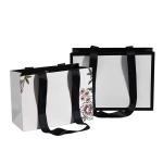 Custom Logo Printing Hand Length Handle Bags Packaging for Wedding/Jewelry/Cosmetic for sale