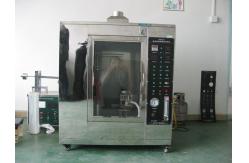 China Conveyor Vertical Fire Testing Machine / Flammability Test Chamber ISO340 supplier