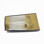 OEM See Through Pouches Gravure Printed Kraft Paper Bag With Transparent Window
