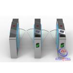 Biometric Recognition DC24V Flap Barrier Gate For Subway Station for sale