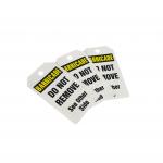 Custom Plastic Indicating Tag PVC Waterproof Safety Tag for sale