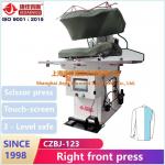 Auto PLC Commercial Laundry Press Machine For Laundry Ironing 380V 50hz for sale