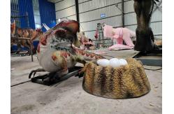 China Adult Theme Park Realistic Dinosaur Robot Animatronic Velociraptor supplier
