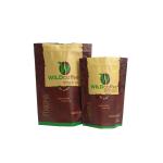 Custom Matte Finish Coffee Tea Bags , Aluminum Foil Stand Up Pouch With Zipper