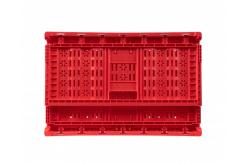 China Foldable Stackable Collapsible Plastic Crate for Secure Fruit and Vegetable Transport supplier