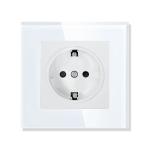 European Standard Electrical Wall Socket 16A 3500W Round Wall Socket Box Mounting