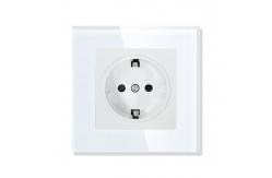 China European Standard Electrical Wall Socket 16A 3500W Round Wall Socket Box Mounting supplier