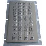 40 keys compact format dot matric flat keys metal keypad with rear panel mounting for sale