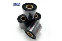 China Black Enhanced Thermal Wax Resin Ribbon Compatible With Zebra Printers supplier