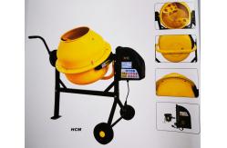 China Two Wheels Electric Mini Concrete Mixer 250L With Cast Iron Ring Gear supplier