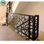 Rose Gold Color And Black Contemporary Aluminum Fence of Aluminum Product Thickness 20MM for sale