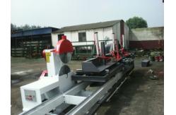 China Circular Sawmill With Carriage Round Log Sliding Table Saw Timber Sawmill Saw supplier