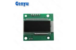 China RoHS 14 Segment LCD Display HTN Blue Background White Backlight SMT_HT1621 supplier