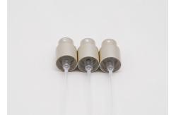 China ISO9001 FEA12 Matte Gold Travel Perfume Spray Pump Spill Proof supplier