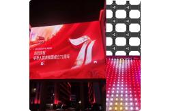 China Video Picture Graphic Text Message Display LED RGB Mesh Screens For Building supplier
