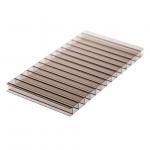 80%-95% Light Transmission Sun Sheets PC Embossed Sheets For Bus Station Shelter for sale