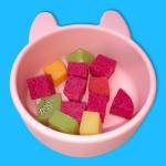 Kitten Shape Silicone Feeding Bowl Customized Feeding Infant Suction Bowls for sale