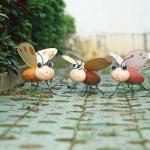 Decorative Metal Bee Garden Sculpture Art Rustproof Multiple Design